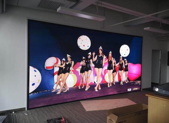 郑东新区楷林中心某会议室P3.91全彩租赁LED显示屏