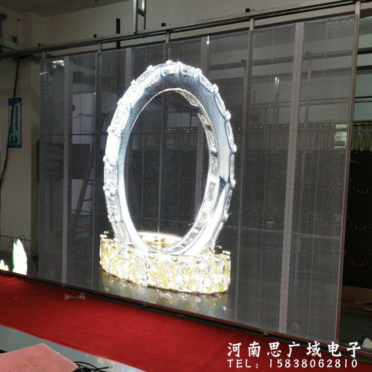  玻璃led透明屏/透明玻璃电子屏